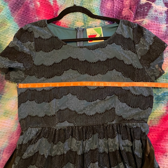 ModCloth Black and Blue Lace dress - Picture 8 of 9